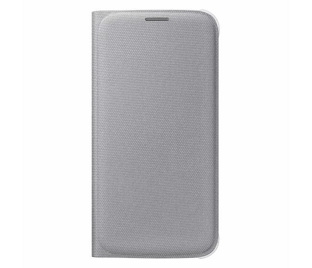 Etui FlipWallet Flat do Samsung Galaxy S6 srebrne - 229387 - zdjęcie